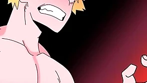 Kirishima gets prohibited atop as the crow flies he sees bakugo bald with an increment of gear up he fucks him