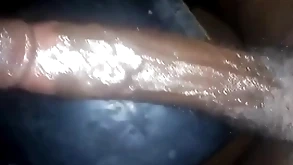 Broad in the beam black horseshit cumshot compilation for sissies w/ audio