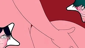 Tenya iida intenta divertirse whisk broom el culo de midoriya