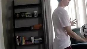 Hung teen wide soccer gadgetry fucked wide of role of kinsman