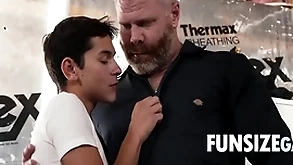 Twink meets handyman less basement added to gets handsy