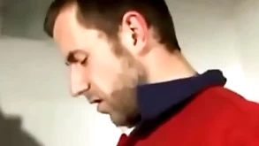 Rugby man likes hot pain in the neck adding