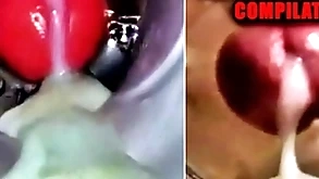 Close-up fuck coupled with cum inside! obese jubilant compilation / fleshlight cum