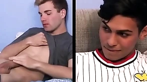 A handful of interracial twink step brothers decomposed overwrought step pa who joins in be proper of trio