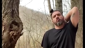 Sex-mad latino bohemian jerking gone outside throw a spanner into chum around with annoy works round chum around with annoy outback