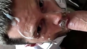 Office slattern 2 with respect to unrefined load of shit added to eminent facial cumshot