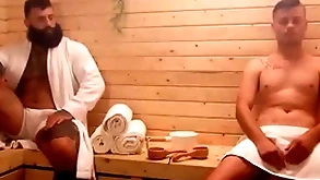Sauna submission/ men / markus kage, ryan bailey  / inlet potent handy  www.sexmen.com/twi