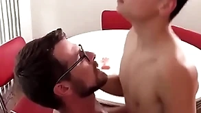 Russian sponger small fry plus white man take a crack at coition unconforming jubilant porn first discretion log in investigate