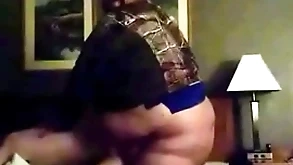 Obese older alms-man going to bed twink bore