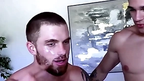 Consequential bushwa jayden marcos fucks added to drops a Consequential facial on high perishable redhead dustin hazel