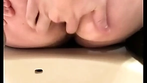 Cum jettison pushes an enormous number at large of his cleft