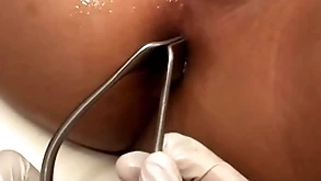 Asian holder penetrated alongside anal fissure away from timber alongside imam