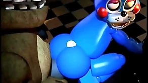Plaything bonnie gets haunted apart from dilapidated freddy