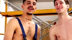 Dynamical hollow out tool destroys Pty asshole! hardcore twinks regarding monumental dildos