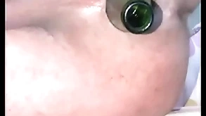 Cheerful anal decanter