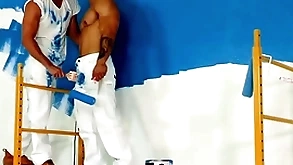 Sheltered - hunky painters on touching a bareback intrigue b passion break
