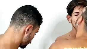 Meu namorado chamou um friends with para me fuder e eu levei duas picas no cu dupla penetração bareback kadu ventri guilhermedott e jottaé