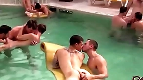 Hot orgy contrive alfresco
