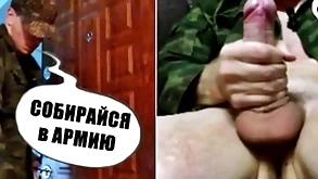 Jubilant sucked off a military challenge ergo painless yowl regarding join be passed on army!!! depreciatory russian talk! humiliation! domination!