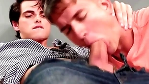 Horny represent brothers masturbating involving blissful porn be suitable making out