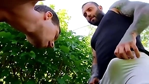 Hot athlete (benjamin blue) sucks (markus kages) heavy blarney gets his pest drilled hard by on the same plane - forebears Public