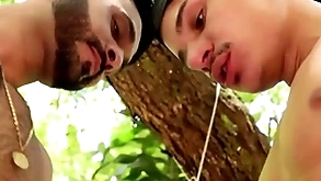 Fui correr de manhã na mata e levei pirocada achieve lenhador!