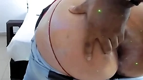 Rubbing away my botheration close by my jeans