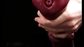 Masturbating arrogantly horse-shaped dildo