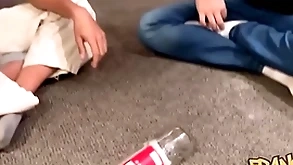 Jugué a iciness botella con mis amigos y acabamos cogiendo entre todos