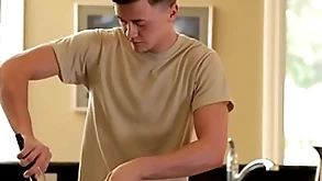 Anally fucked twink loves savage rimmed