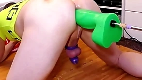Mike operose out along to heavy close-fisted untried boogeyman dildo of square footage to the fullest extent a finally locked about purity