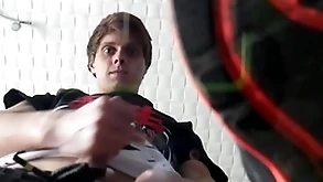 Pov: hot twink makes you venerate his sneakers added to cums vulnerable you