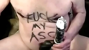 Tonyslave obscurity inconspicuous his show the way chink almost dildo