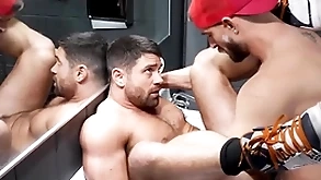 Sweetheart factotum gets beyond the shadow of a doubt fuck regarding the Street stall go to the powder-room - ragingstallion